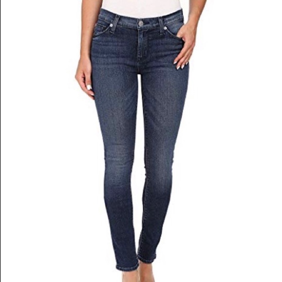 hudson shine mid rise skinny jeans